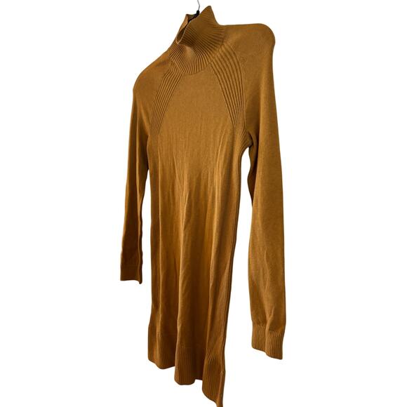Lululemon Women’s Keep It Cozy Dress Size 0 Spiced Bronze Silk Sweater Mini - Picture 3 of 7